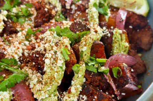 Blackstone Sweet Potato Chorizo Bowls