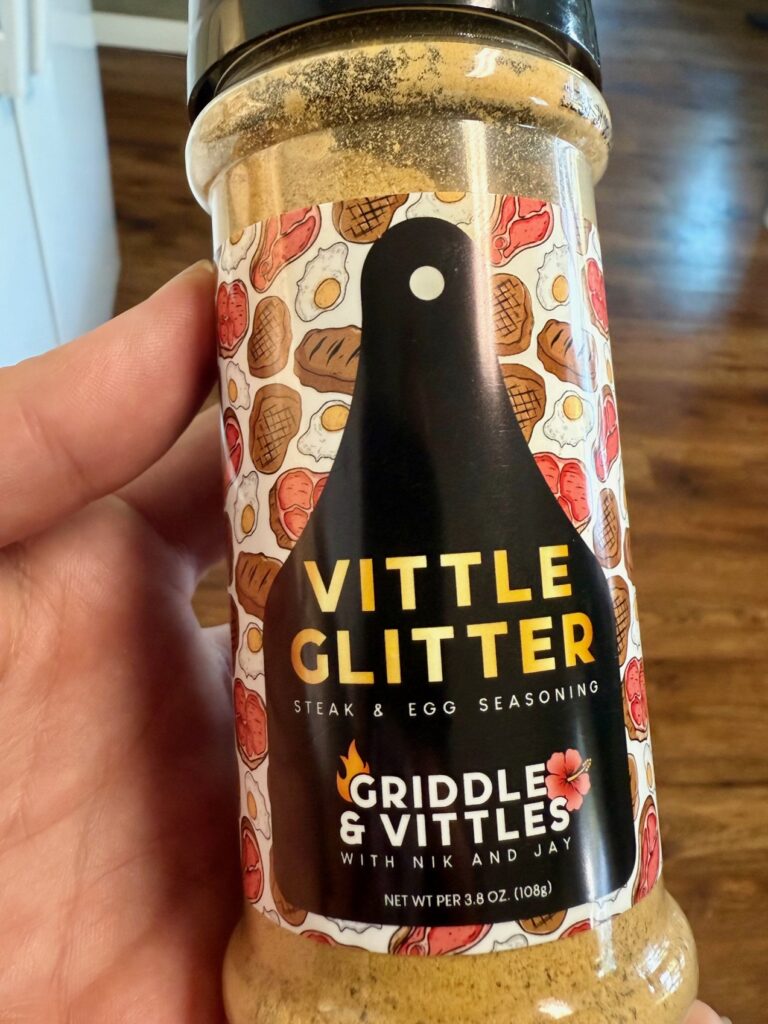 Vittle Glitter seasoning by Griddle and Vittles