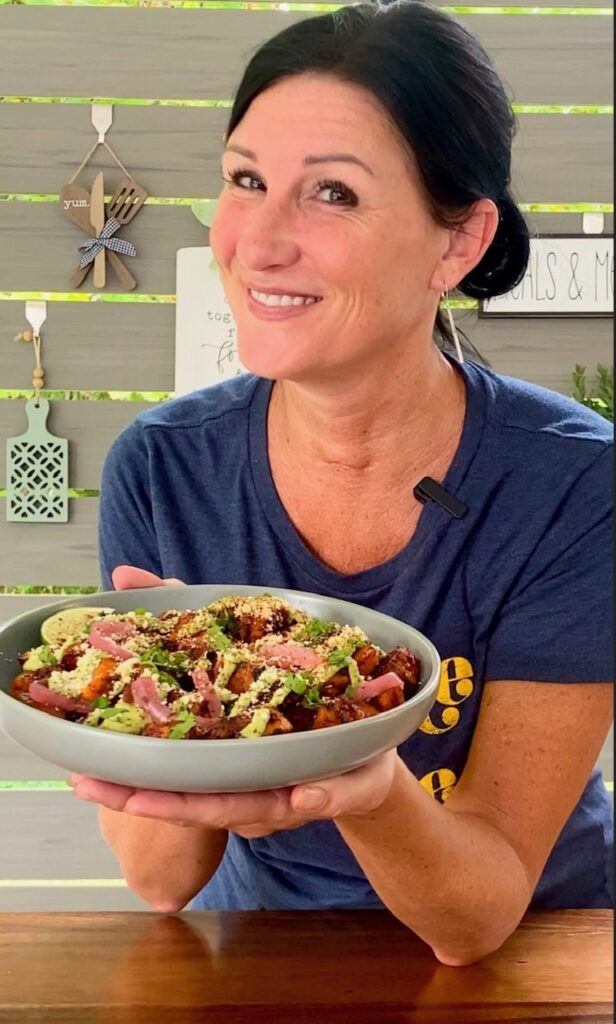 Blackstone Sweet Potato Chorizo Bowls