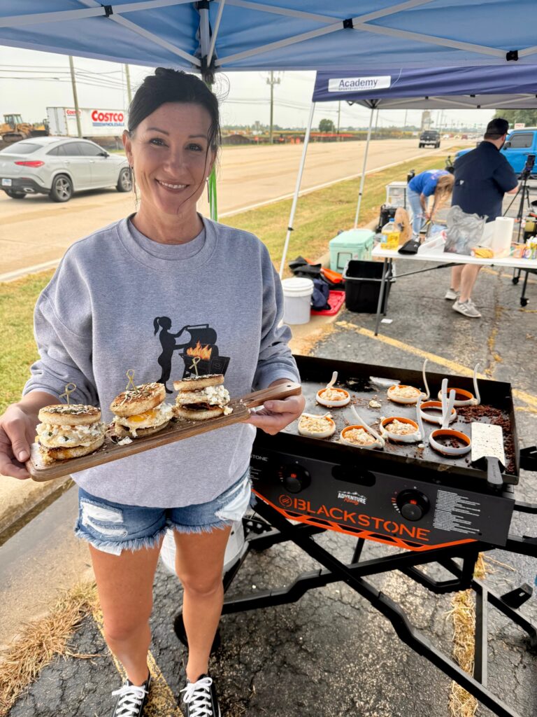 Blackstone Mediterranean Breakfast Sandwiches
