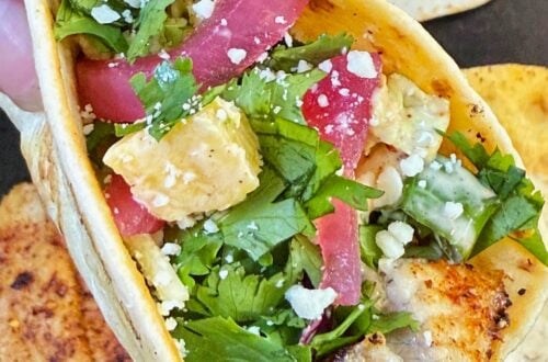 Blackstone Pineapple Sriracha Fish Tacos