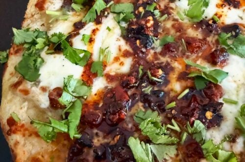 Chili Crisp and Burrata Outdoor Pizza