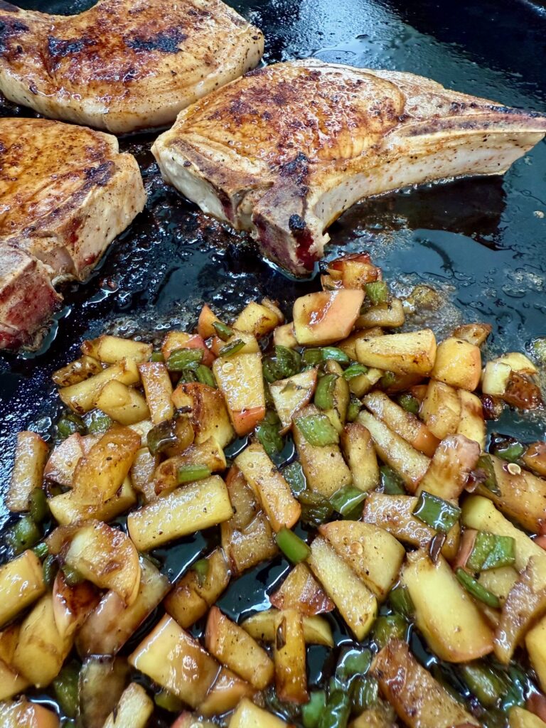 Blackstone Jalapeno Brined Pork Chops