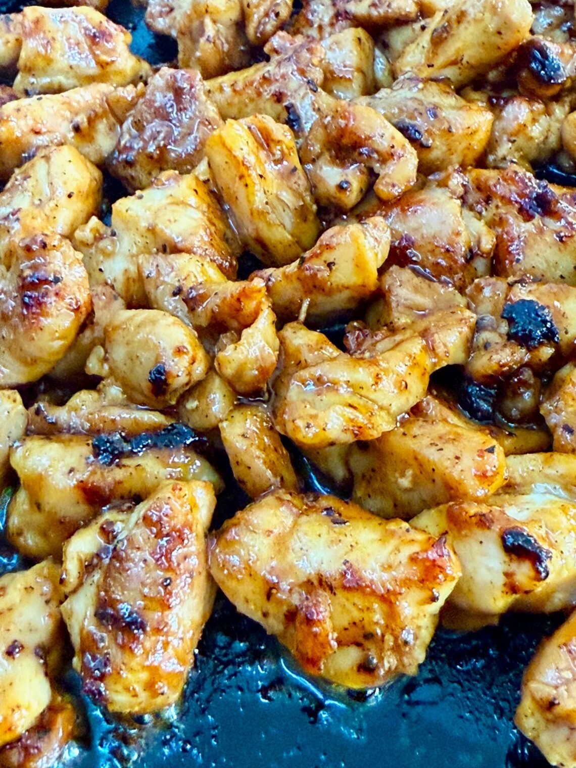 Blackstone Hot Honey Mustard Chicken Bites