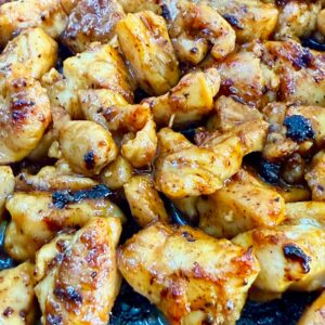Blackstone Hot Honey Mustard Chicken Bites