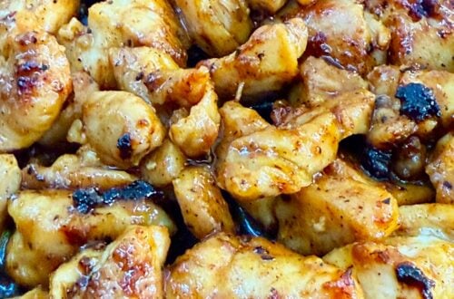 Blackstone Hot Honey Mustard Chicken Bites