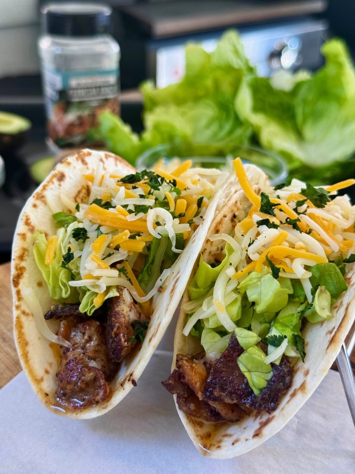 Blackstone Chicken Bacon Ranch Tacos