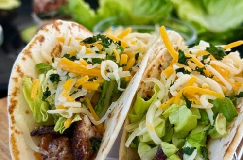Blackstone Chicken Bacon Ranch Tacos
