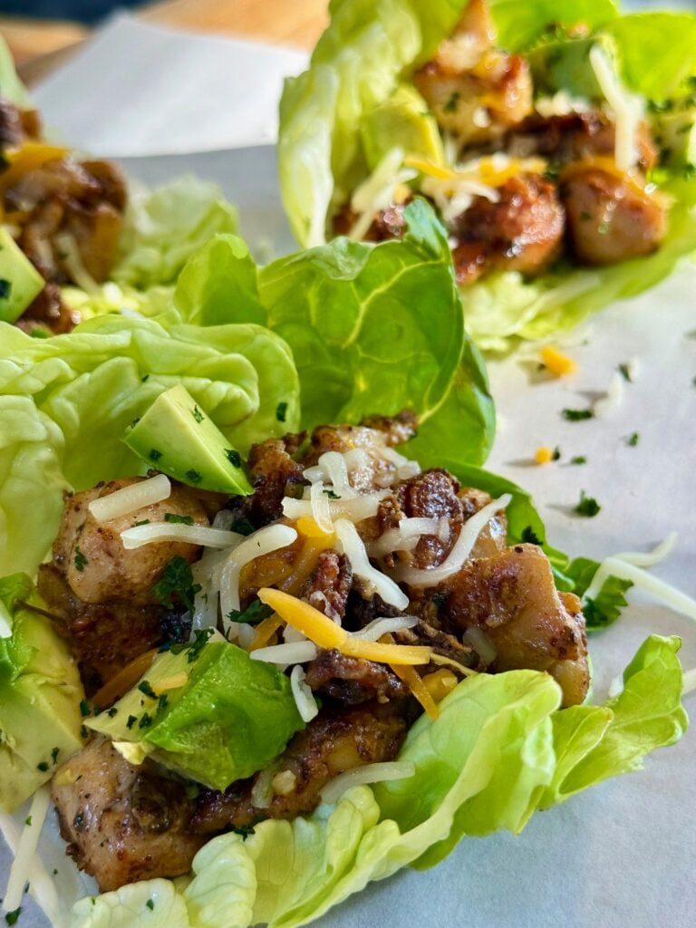 Blackstone Chicken Bacon Ranch Lettuce Wraps