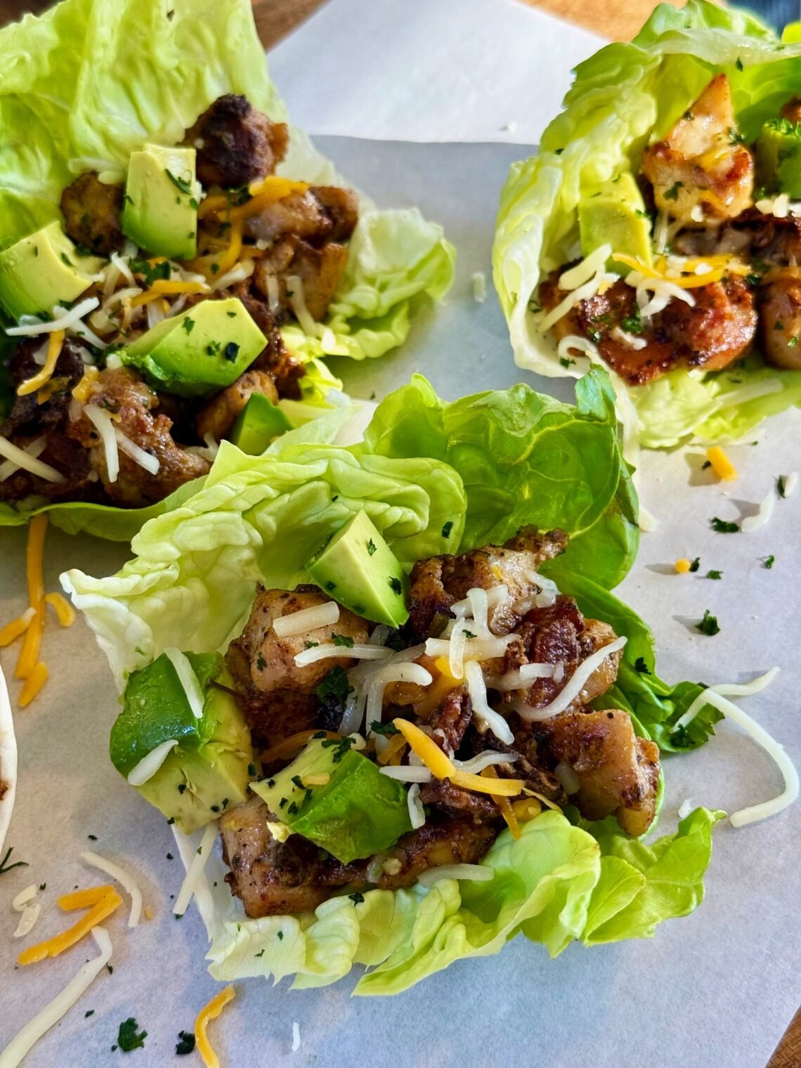 Blackstone Chicken Bacon Ranch Lettuce Wraps
