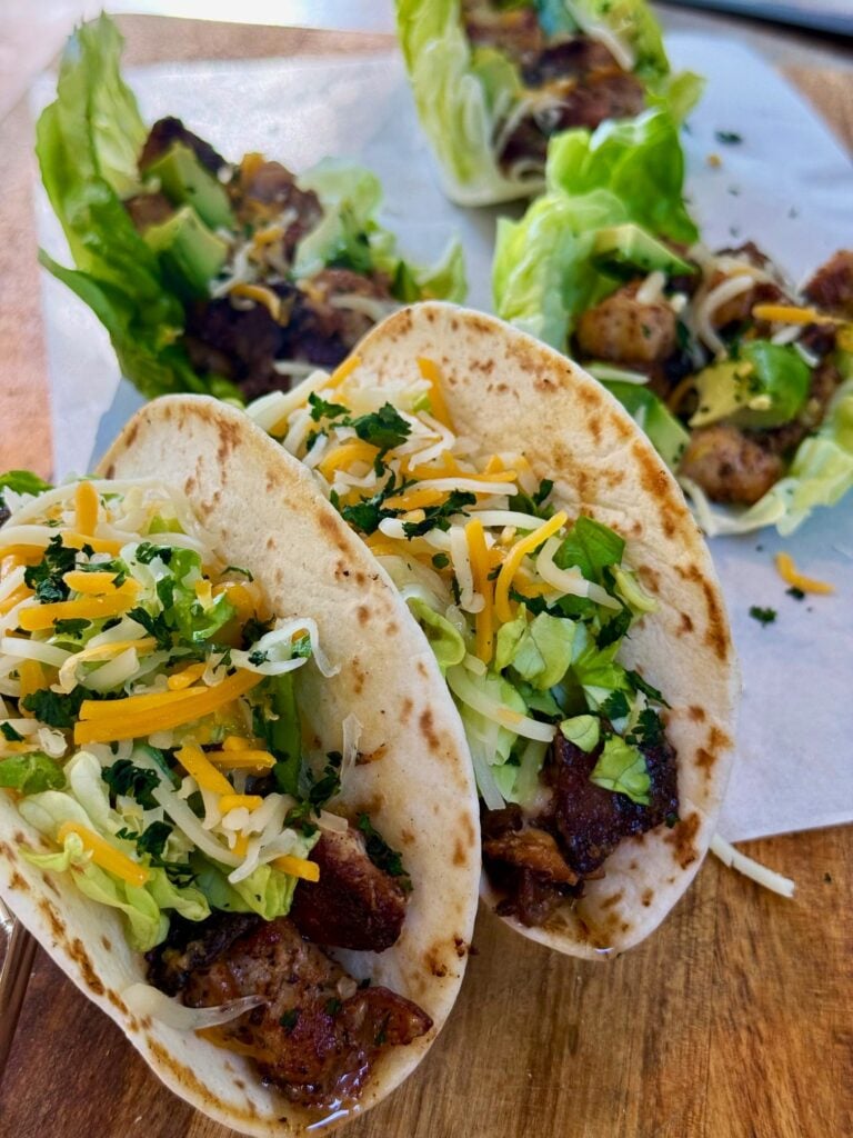 Blackstone Chicken Bacon Ranch Tacos