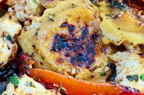 Blackstone Griddle Lobster Ravioli