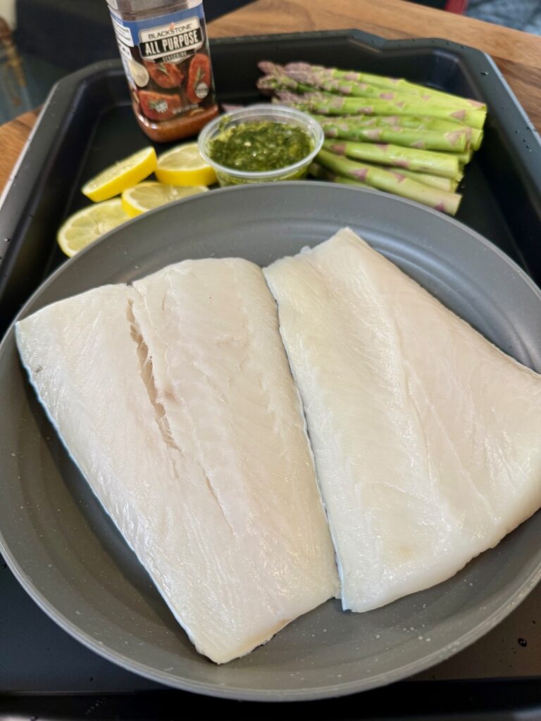ingredients for Blackstone Sea Bass with Chimichurri