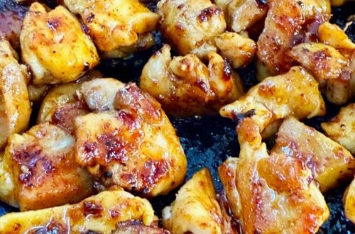 Blackstone Honey Sriracha Chicken Bites