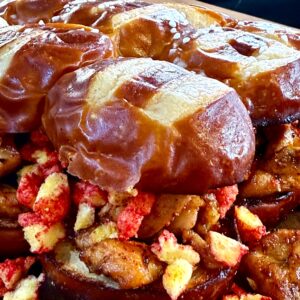 Blackstone Sriracha Honey Chicken Sliders