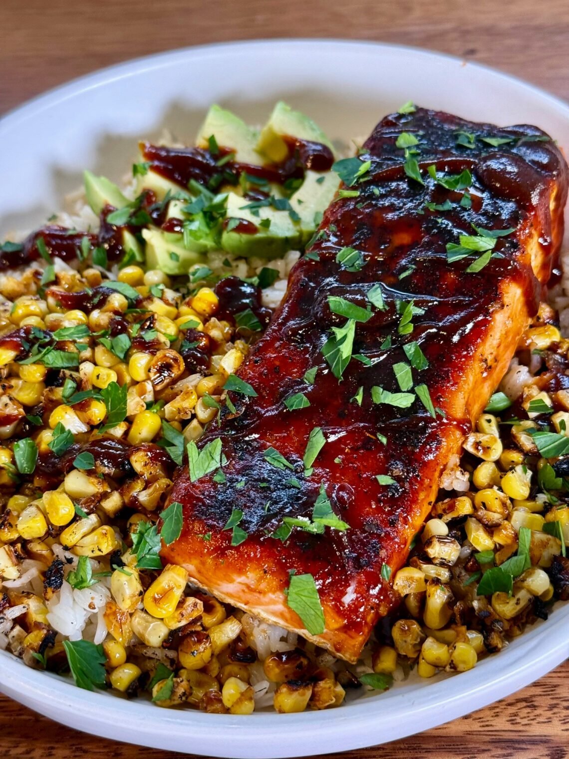 Blackstone BBQ Whiskey Salmon Bowls