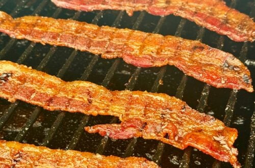 Smoked BBQ Whiskey Candied Bacon