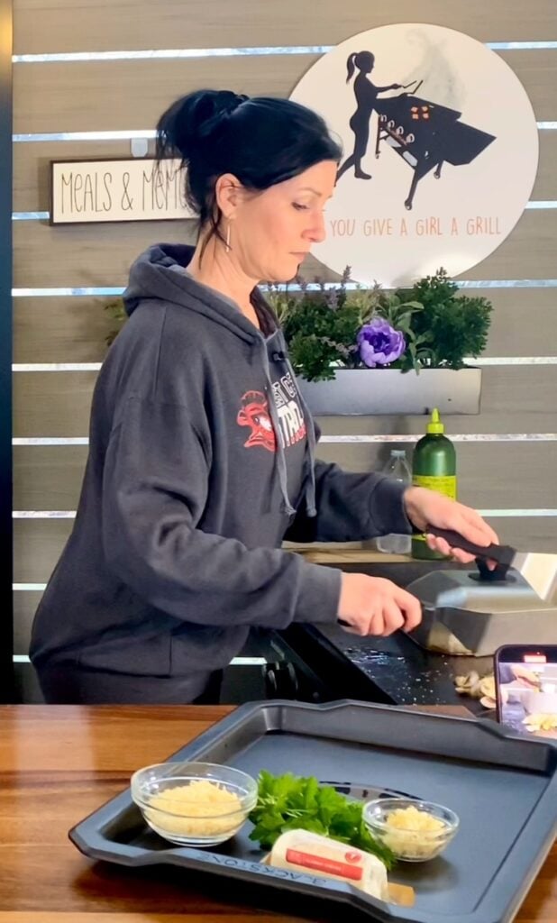 cooking on the griddle