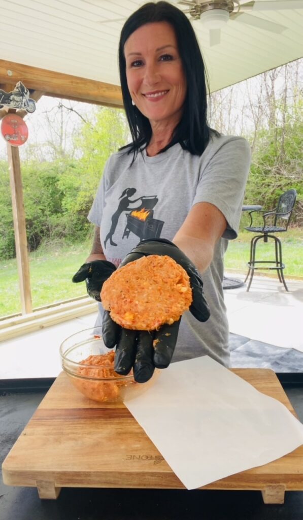 forming burger patties