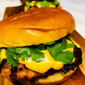 Blackstone Hoisin Chicken Burgers