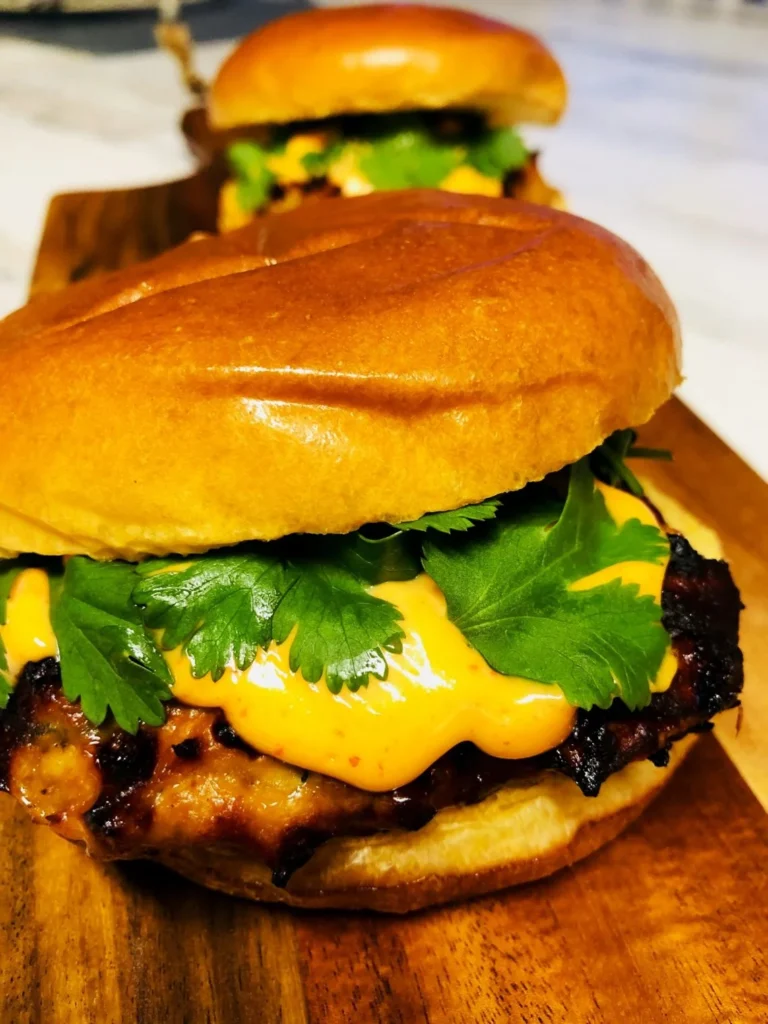 Blackstone Hoisin Chicken Burgers