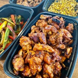 Blackstone BBQ Chicken and Veggie Meal Prep