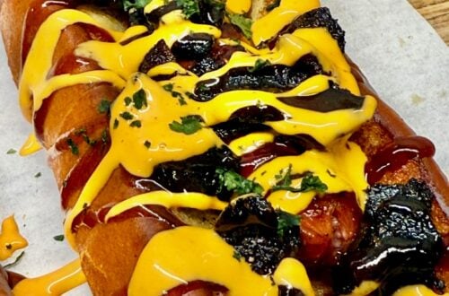 Blackstone BBQ Whiskey Bacon Slotdogs