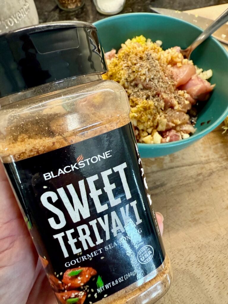 seasoning the chicken