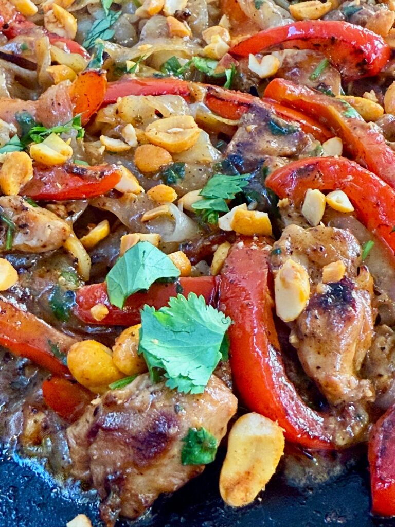 Blackstone Low Carb Peanut Chicken Noodles