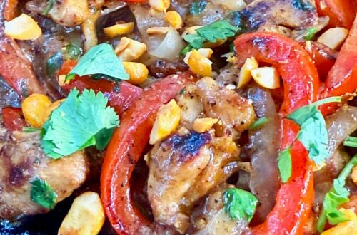 Blackstone Low Carb Peanut Chicken Noodles