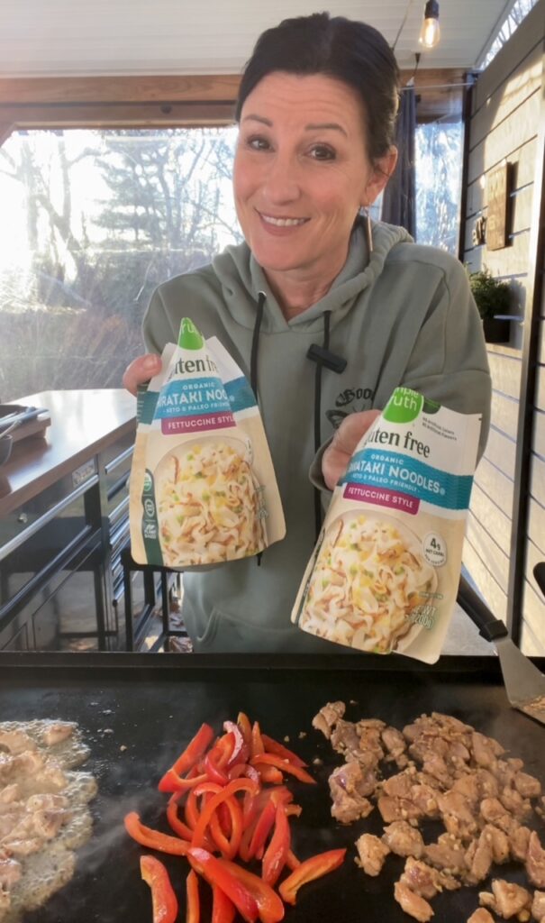 Blackstone Low Carb Peanut Chicken Noodles