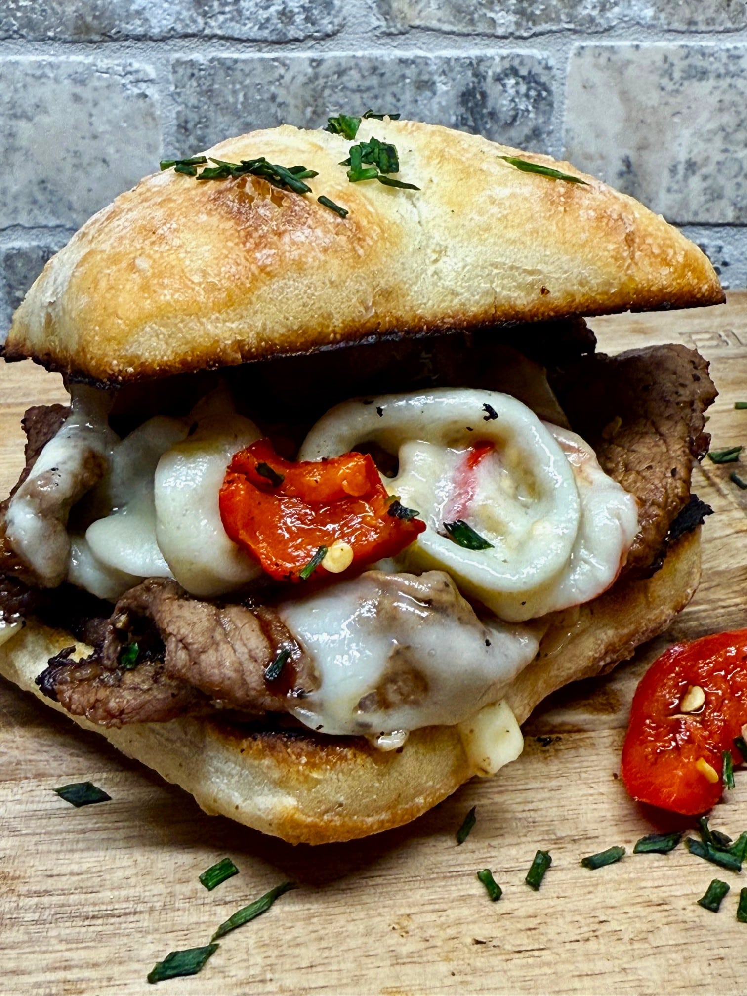 Shellstone Sandwich Blackstone Cherry Pepper Steak Sandwiches - If You Give a Girl a Grill