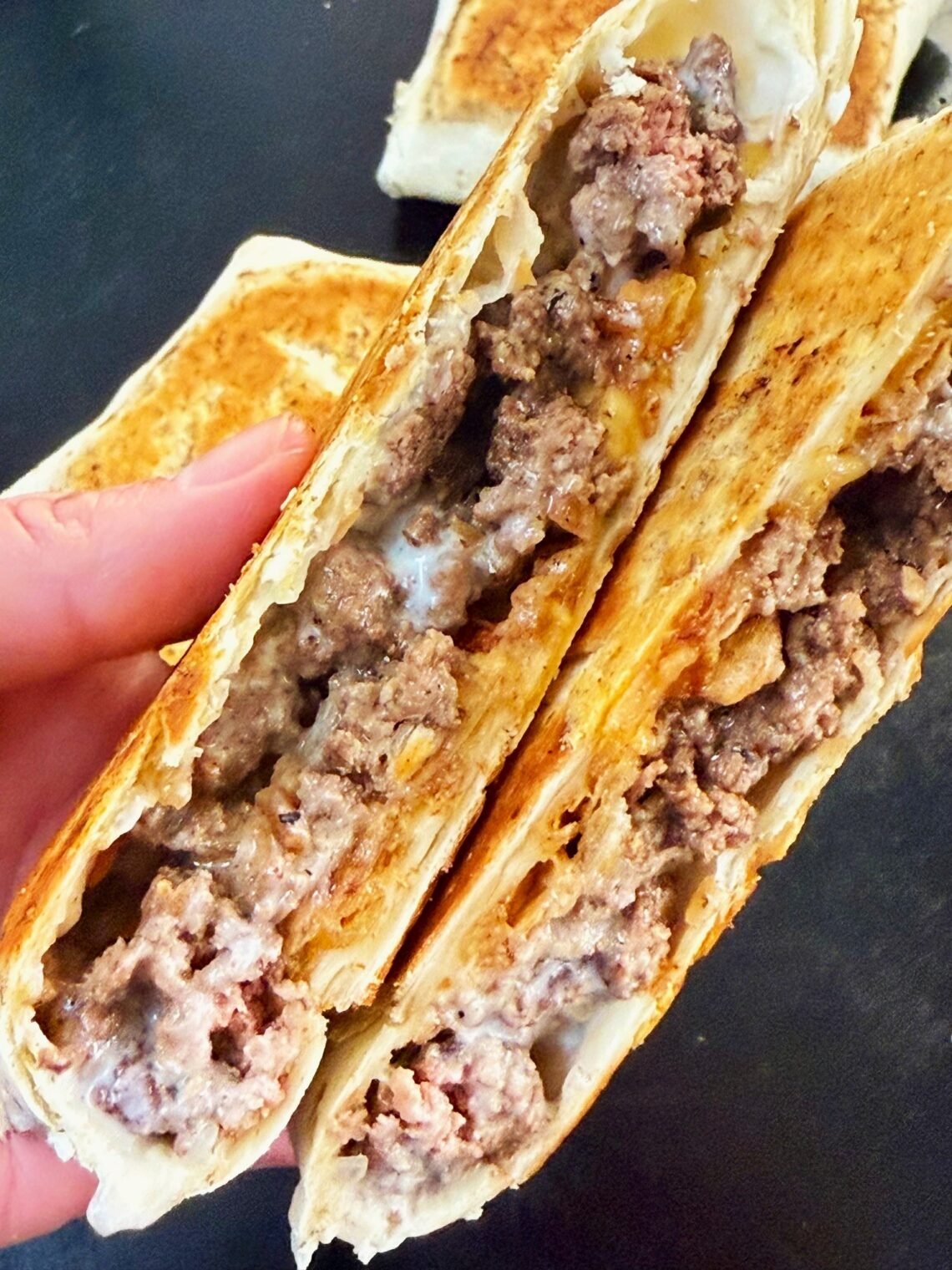 Blackstone French Onion Crunchwraps
