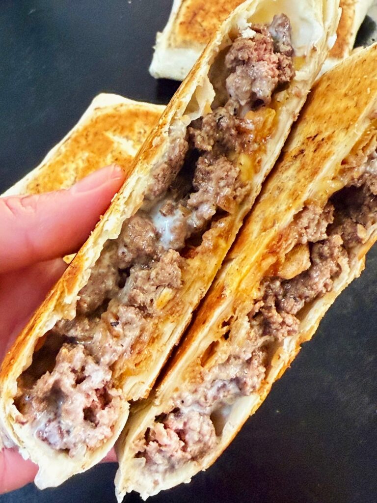 Blackstone French Onion Crunchwraps