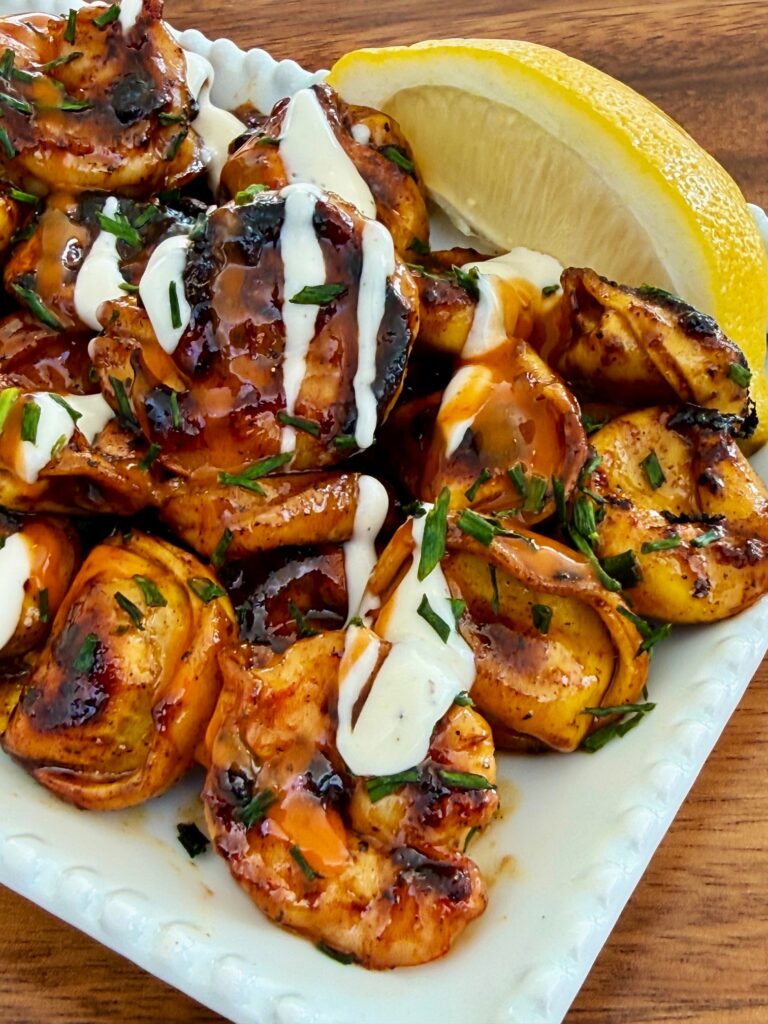 Blackstone Hot Honey Buffalo Shrimp Tortellini