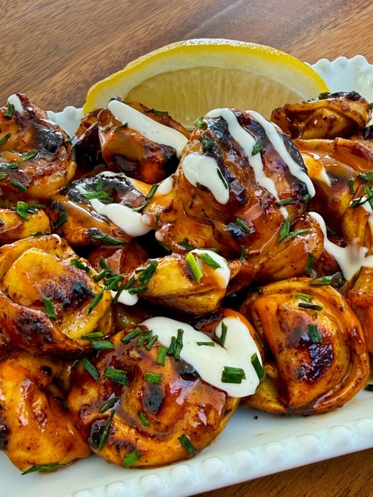 Blackstone Hot Honey Buffalo Shrimp Tortellini