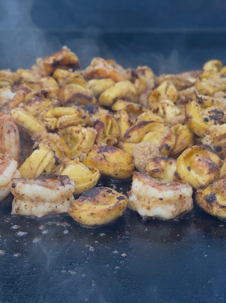 Blackstone Hot Honey Buffalo Shrimp Tortellini