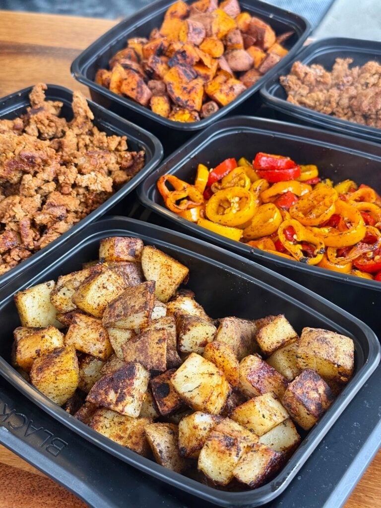 Blackstone Taco and Veggie Meal Prep