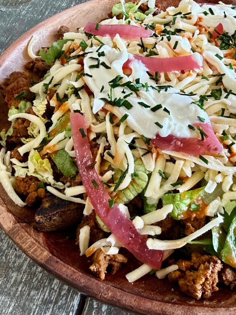 Blackstone Taco and Veggie Meal Prep