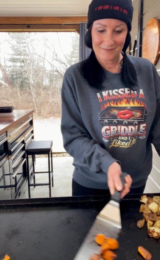 scooting potaoes to the side