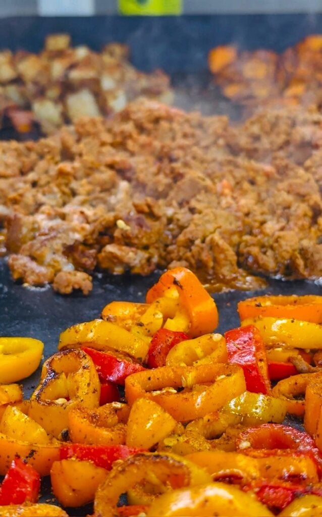 Blackstone Taco and Veggie Meal Prep