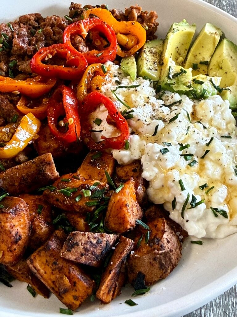 Blackstone Sweet Potato Cottage Cheese Bowl