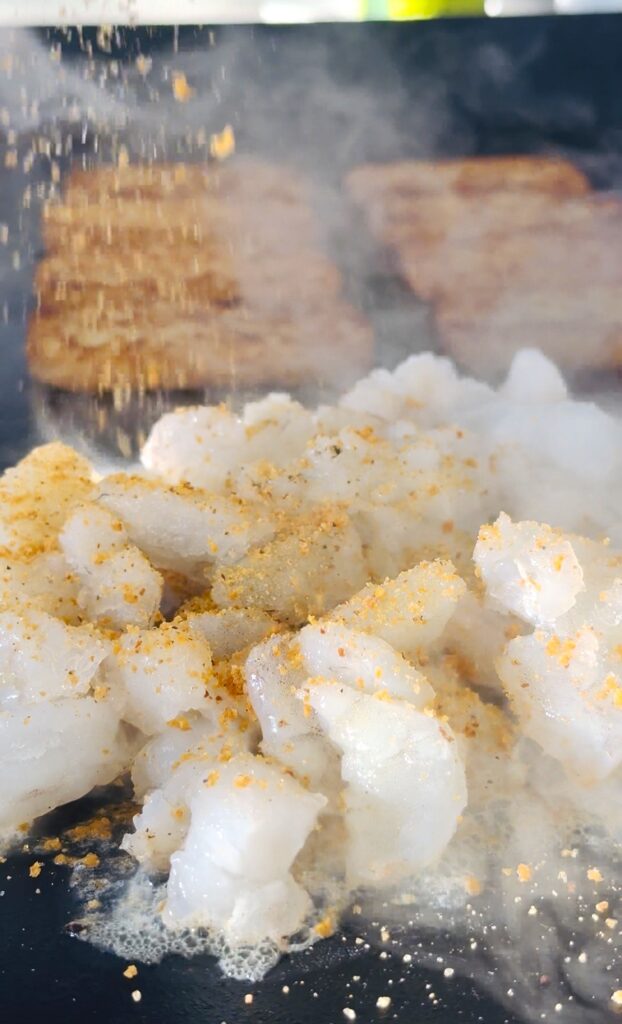 seasoning the shrimp