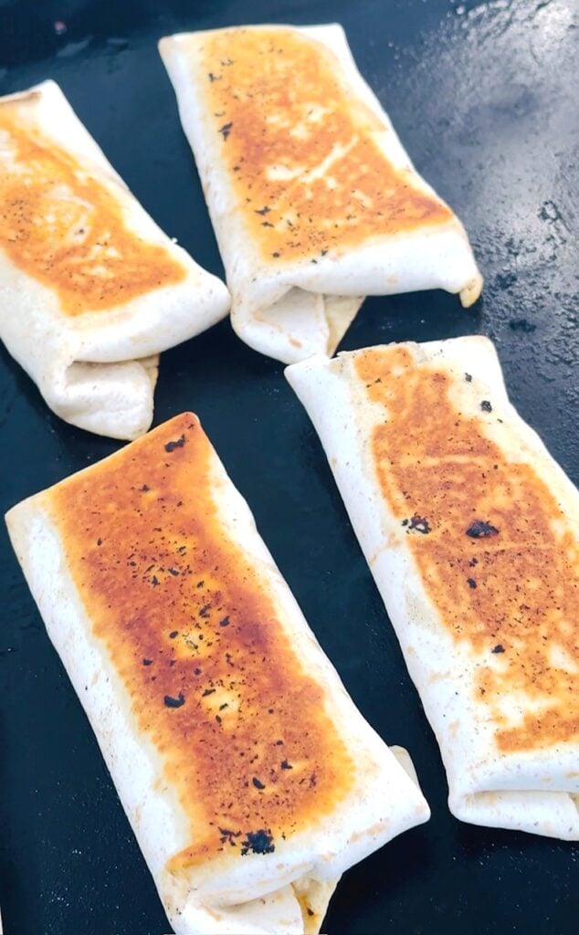 Blackstone Meal Prep Greek Chicken Wraps