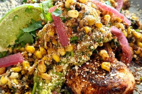 Blackstone Guacamole Street Corn Chicken