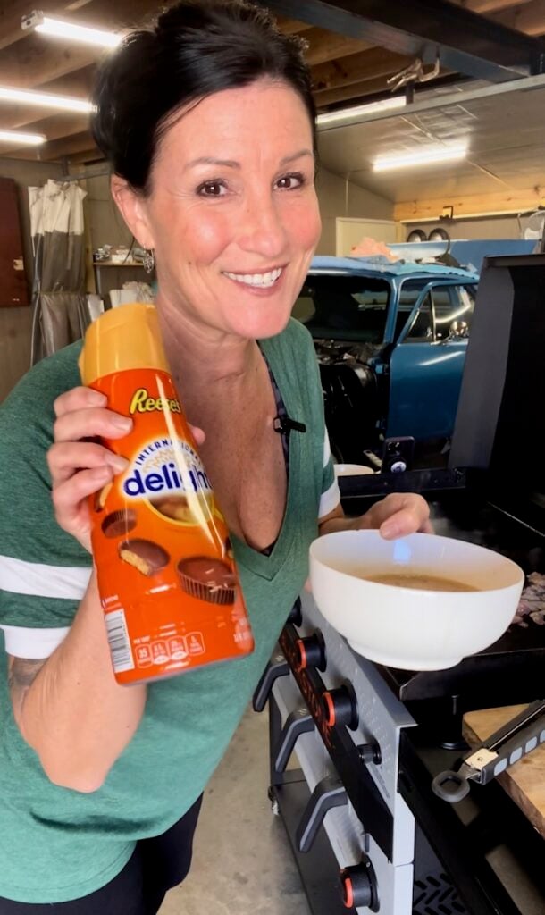 making the french toast batter