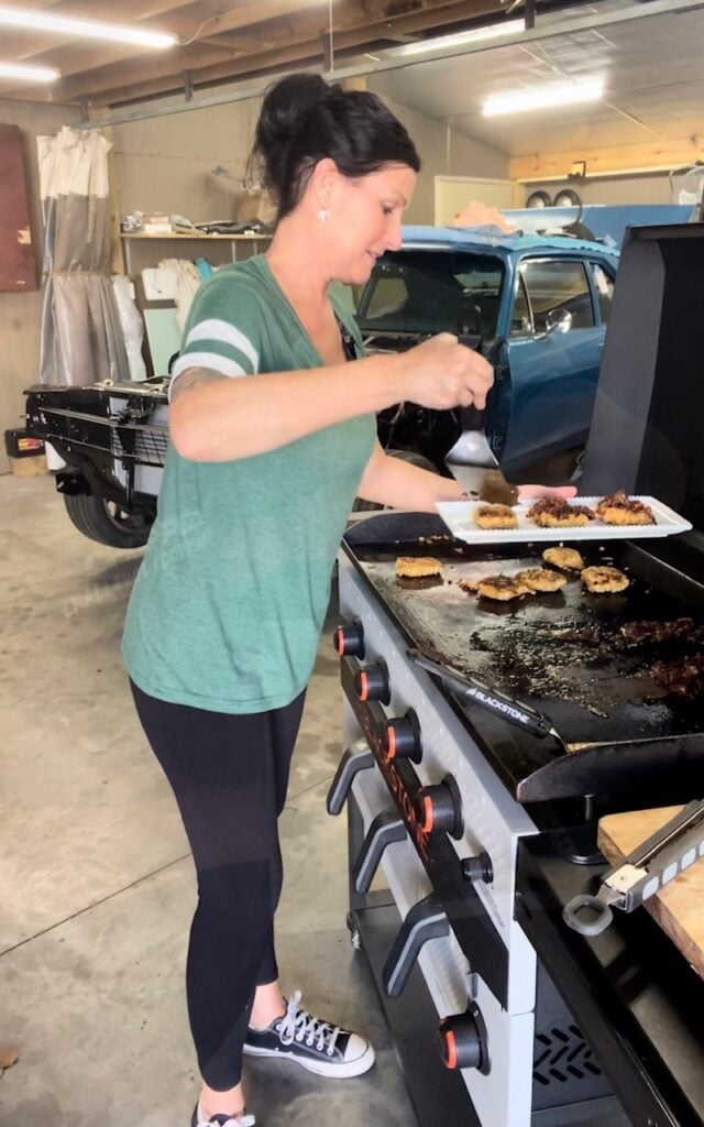 Blackstone PB & J French Toast Bites