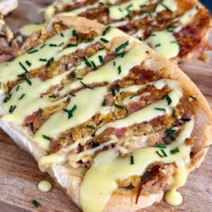 Blackstone Eggs Benedict Chopped Sandwiches