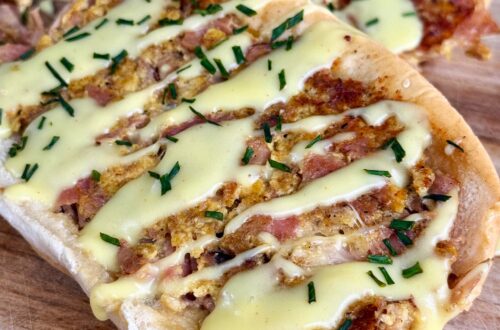 Blackstone Eggs Benedict Chopped Sandwiches