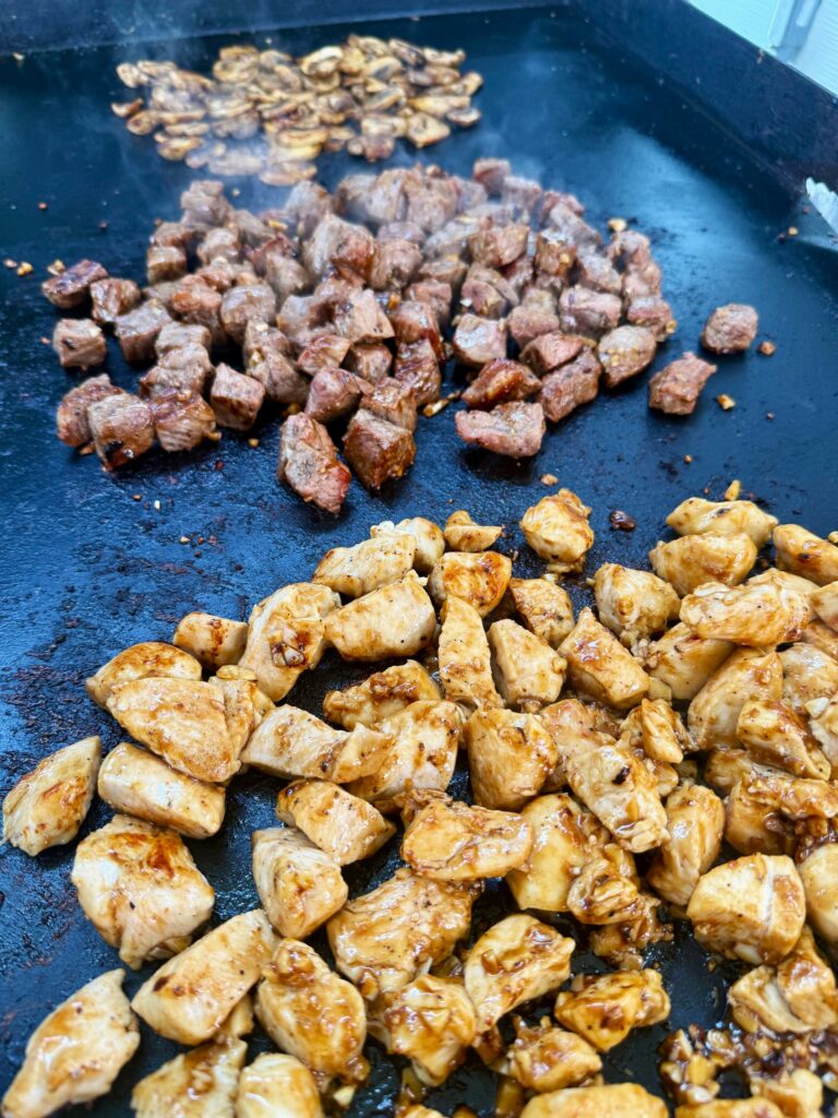 Blackstone Meal Prep Teriyaki Chicken Steak & Mushrooms